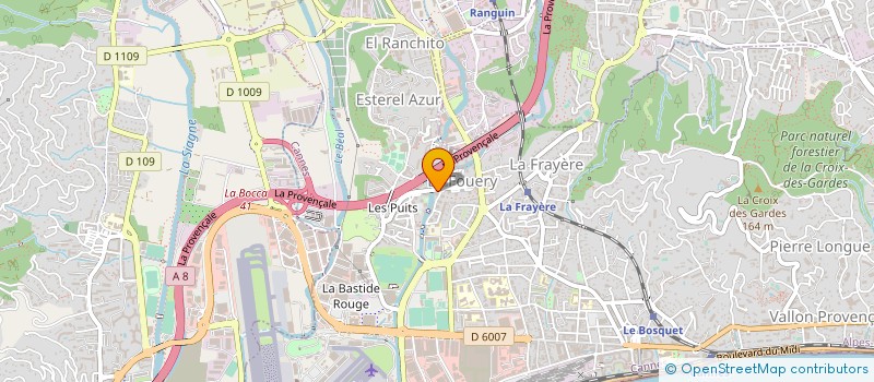 localisation de l'entreprise MADAME DOMINIQUE OCIVERI à CANNES