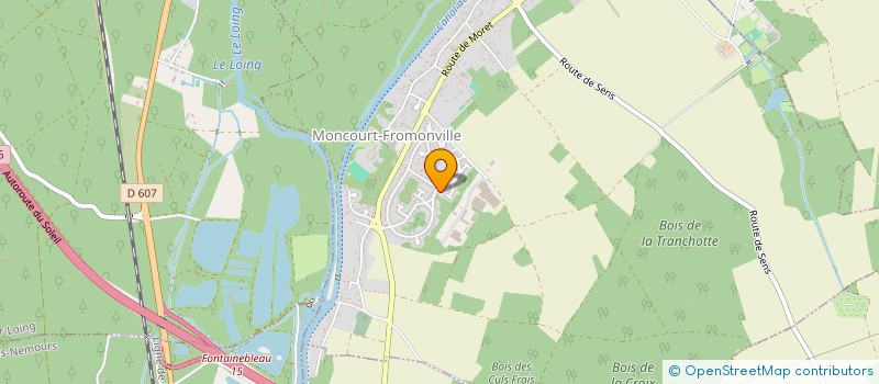 localisation de l'entreprise MADAME DOMINIQUE OEYEN  MONTCOURT-FROMONVILLE