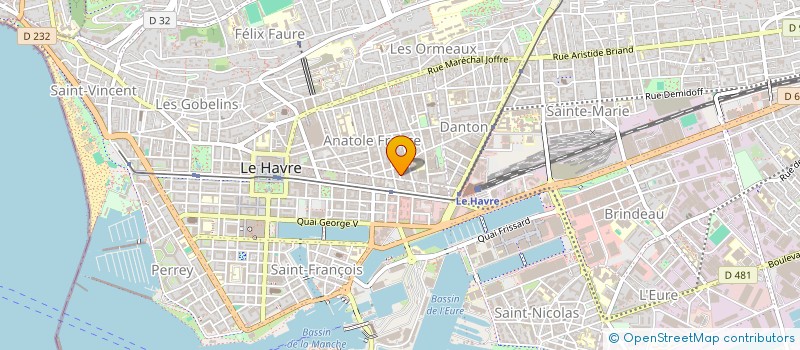 localisation de l'entreprise MADAME DOMINIQUE OLIVIER à LE HAVRE