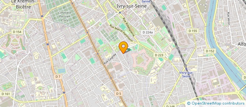 localisation de l'entreprise MADAME DOMINIQUE OMESSA à VITRY-SUR-SEINE
