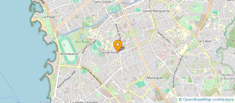 localisation de l'entreprise MADAME DOMINIQUE OUDOT à MARSEILLE 8EME