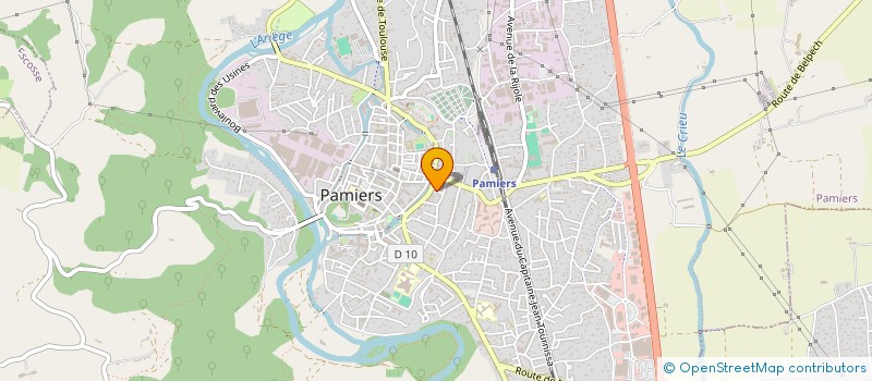 localisation de l'entreprise MADAME DOMINIQUE PAGE à PAMIERS