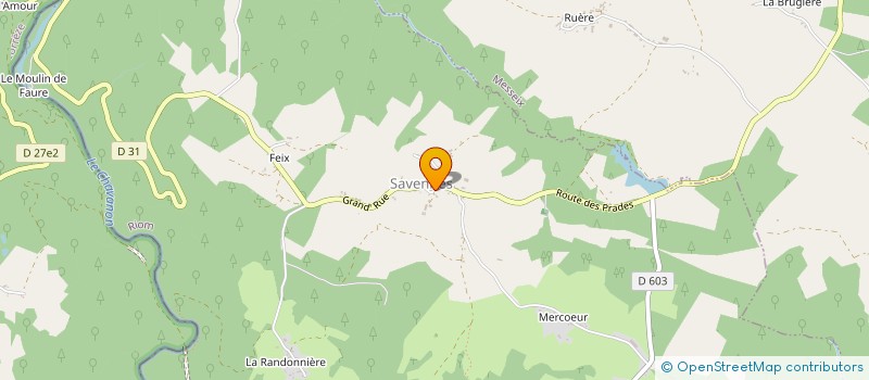 localisation de l'entreprise MADAME DOMINIQUE PAPON  MESSEIX