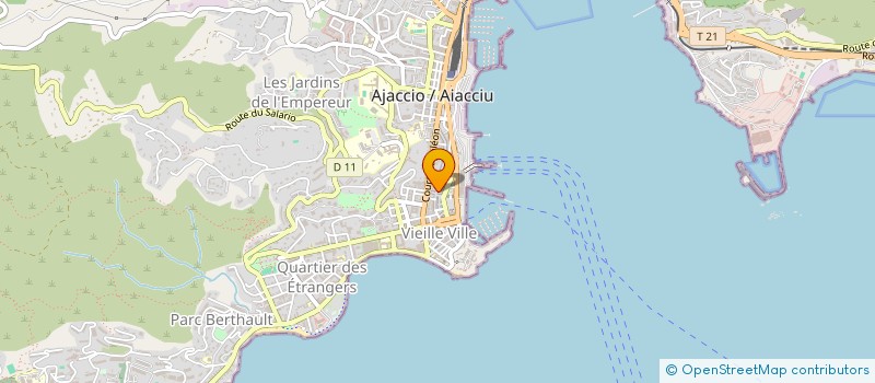 localisation de l'entreprise MADAME DOMINIQUE PASTACALDI à AJACCIO