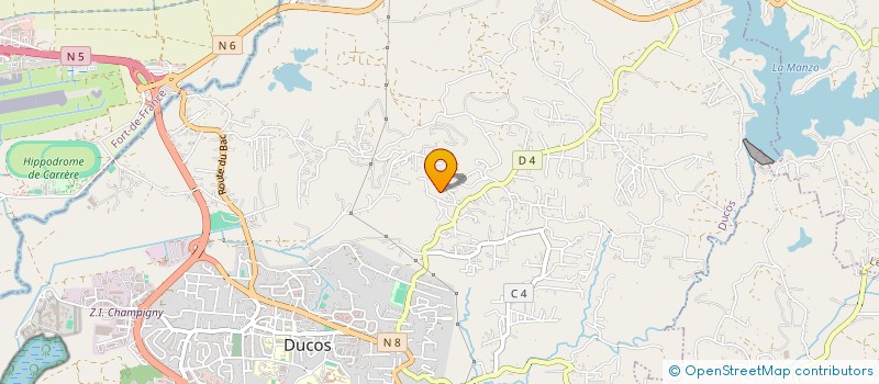 localisation de l'entreprise MADAME DOMINIQUE PAULIN  DUCOS