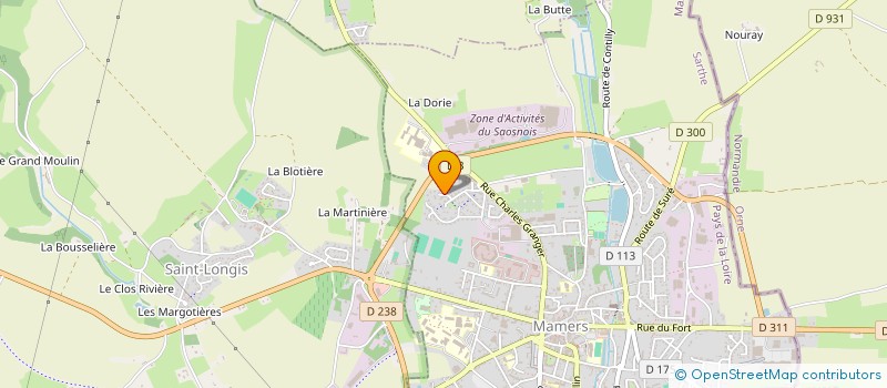 localisation de l'entreprise MADAME DOMINIQUE PAUNET-TERNOIR  LES AULNEAUX