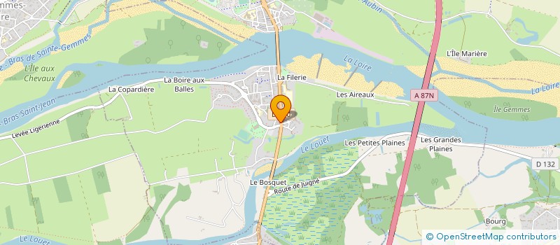 localisation de l'entreprise MADAME DOMINIQUE PAYELLE à LES PONTS-DE-CE