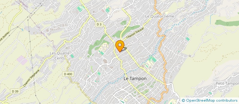 localisation de l'entreprise MADAME DOMINIQUE PAYET  LE TAMPON