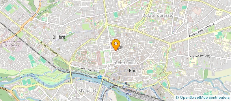localisation de l'entreprise MADAME DOMINIQUE PEBERNAD DE LANGAUTIER à PAU
