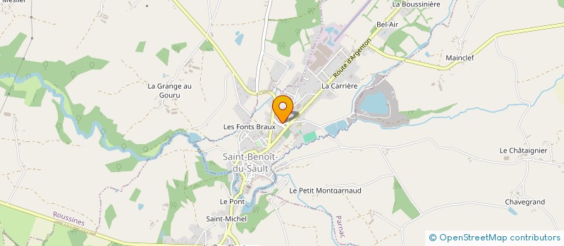 localisation de l'entreprise MADAME DOMINIQUE PELLERIN à SACIERGES-SAINT-MARTIN