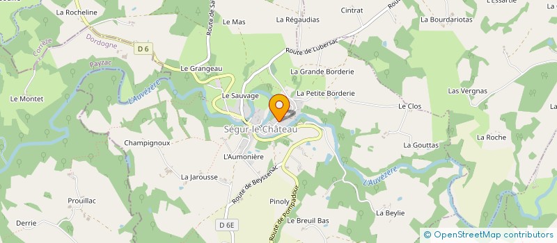 localisation de l'entreprise MADAME DOMINIQUE PEREZ à SEGUR-LE-CHATEAU