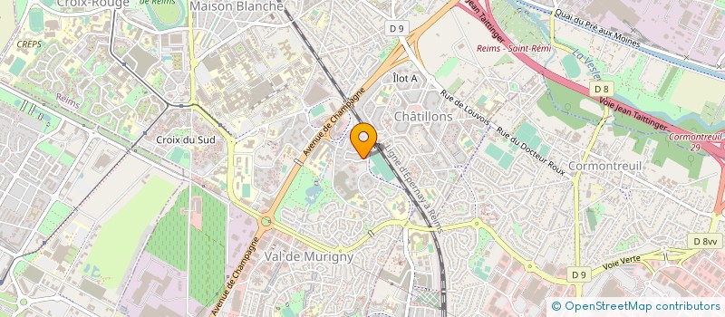 localisation de l'entreprise MADAME DOMINIQUE PERIGNON  REIMS