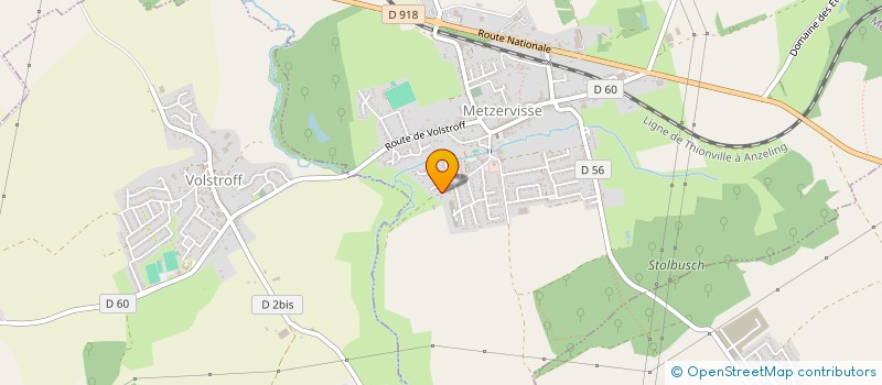 localisation de l'entreprise MADAME DOMINIQUE PERONNE  METZERVISSE