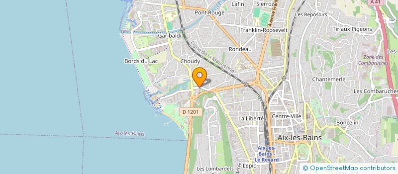 localisation de l'entreprise MADAME DOMINIQUE PERRIOD à AIX-LES-BAINS