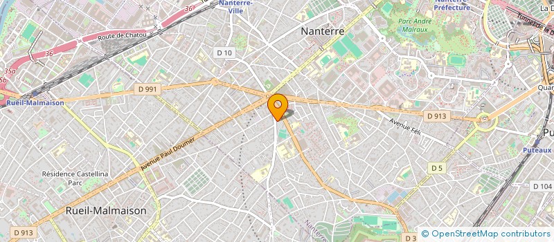 localisation de l'entreprise MADAME DOMINIQUE PETRI à NANTERRE
