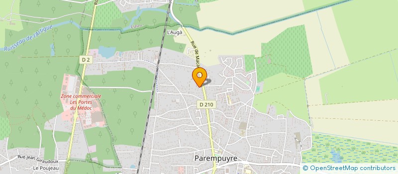 localisation de l'entreprise MADAME DOMINIQUE PEYRONNETTE  PAREMPUYRE