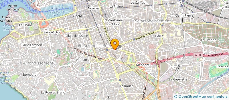 localisation de l'entreprise MADAME DOMINIQUE PEZET à MARSEILLE