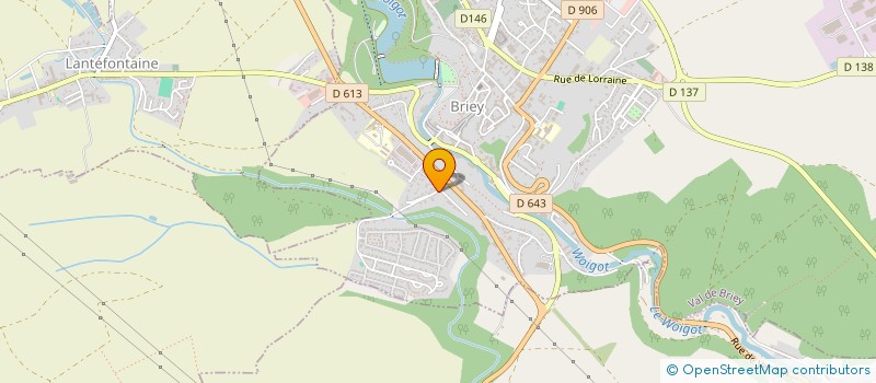 localisation de l'entreprise MADAME DOMINIQUE PFISTER  LANTEFONTAINE