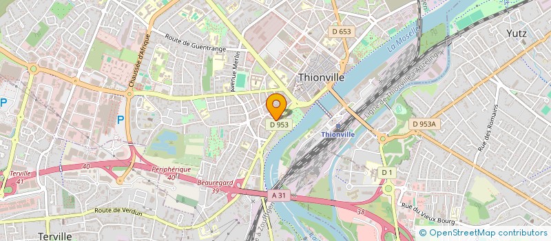 localisation de l'entreprise MADAME DOMINIQUE PHILIPP  THIONVILLE