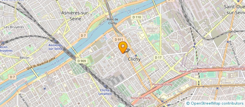 localisation de l'entreprise MADAME DOMINIQUE PIALOT à CLICHY