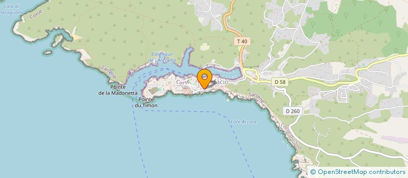 localisation de l'entreprise MADAME DOMINIQUE PICCINOTTI à BONIFACIO
