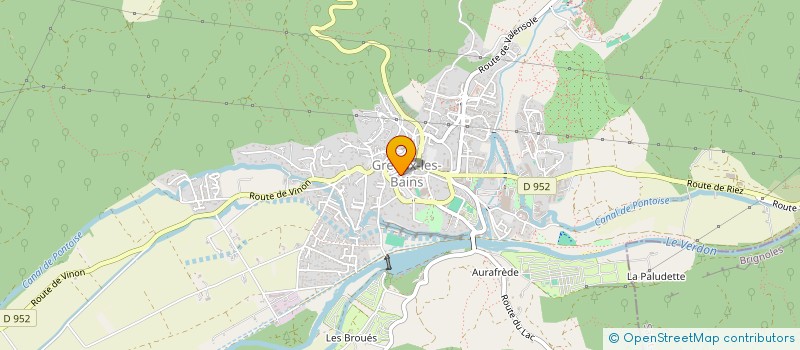 localisation de l'entreprise MADAME DOMINIQUE PICOCHE à GREOUX-LES-BAINS