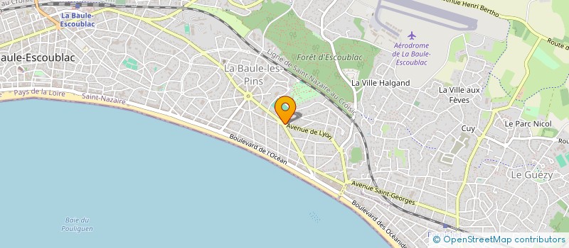 localisation de l'entreprise MADAME DOMINIQUE PICOT  LA BAULE-ESCOUBLAC