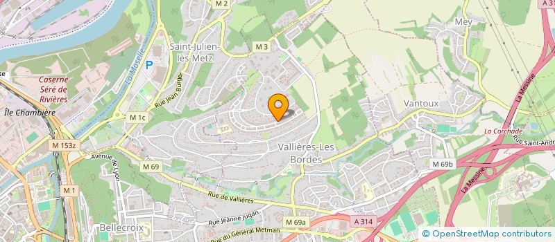 localisation de l'entreprise MADAME DOMINIQUE PIERRE  METZ