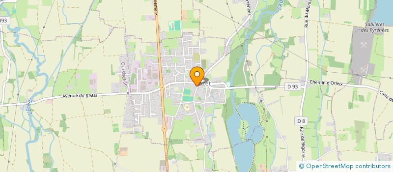 localisation de l'entreprise MADAME DOMINIQUE PIERSON  BAZET