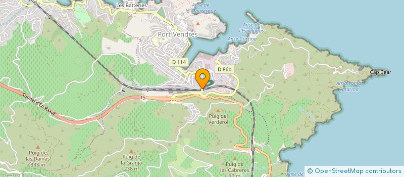 localisation de l'entreprise MADAME DOMINIQUE PIGUET  PORT-VENDRES