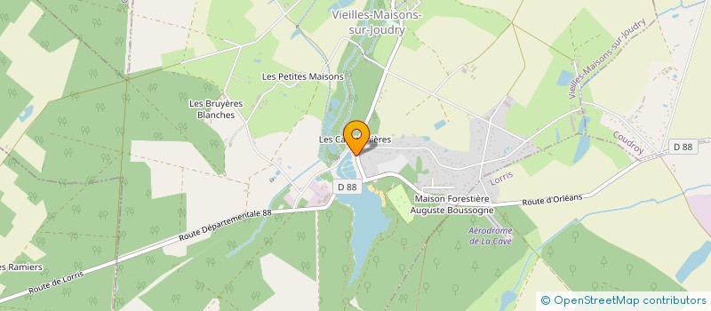 localisation de l'entreprise MADAME DOMINIQUE PINAULT à VIEILLES-MAISONS-SUR-JOUDRY