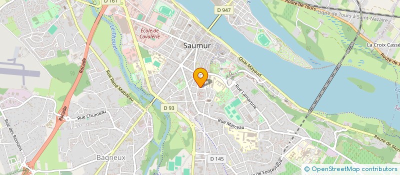 localisation de l'entreprise MADAME DOMINIQUE PITAULT  SAUMUR