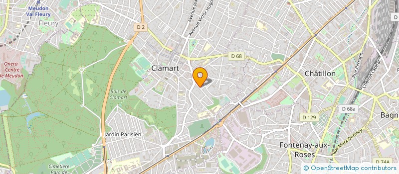 localisation de l'entreprise MADAME DOMINIQUE PIVIN à CLAMART