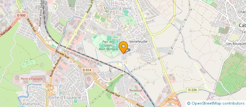 localisation de l'entreprise MADAME DOMINIQUE PLANES  PERPIGNAN