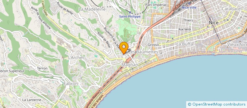 localisation de l'entreprise MADAME DOMINIQUE POGGI à NICE