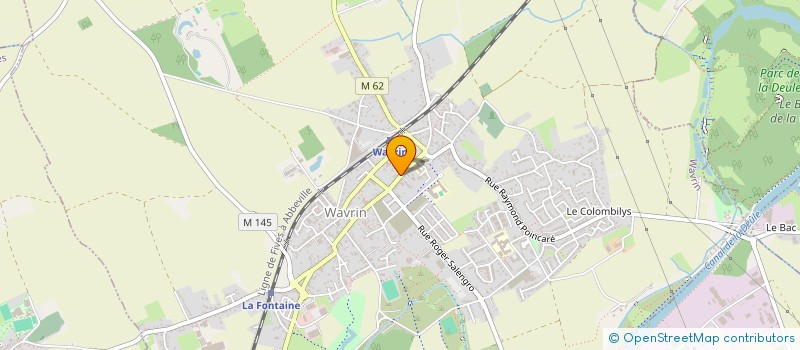 localisation de l'entreprise MADAME DOMINIQUE POILLON  WAVRIN