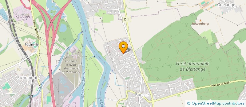 localisation de l'entreprise MADAME DOMINIQUE POLETTO  BOUSSE