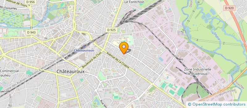 localisation de l'entreprise MADAME DOMINIQUE PORCHER-PERREAU à CHATEAUROUX