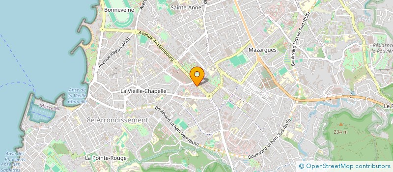 localisation de l'entreprise MADAME DOMINIQUE PORQUEZ  MARSEILLE