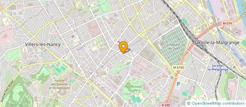 localisation de l'entreprise MADAME DOMINIQUE POUILLE  VANDUVRE-LES-NANCY
