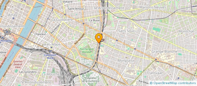 localisation de l'entreprise MADAME DOMINIQUE POYET  LYON