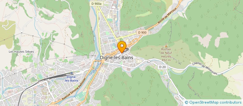 localisation de l'entreprise MADAME DOMINIQUE PRADIER à DIGNE-LES-BAINS