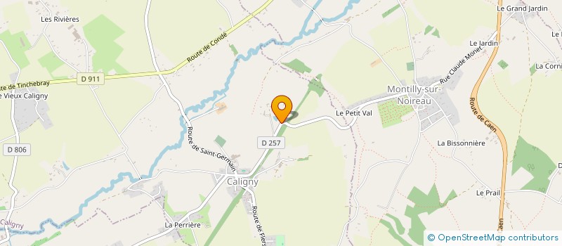localisation de l'entreprise MADAME DOMINIQUE PRINGAULT à CALIGNY