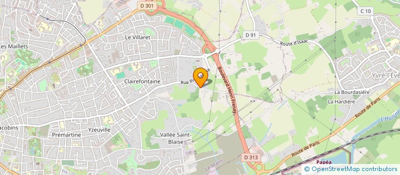 localisation de l'entreprise MADAME DOMINIQUE QUEFFURUS  LE MANS