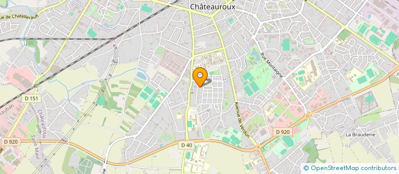 localisation de l'entreprise MADAME DOMINIQUE RABAKOHERITSOA à CHATEAUROUX