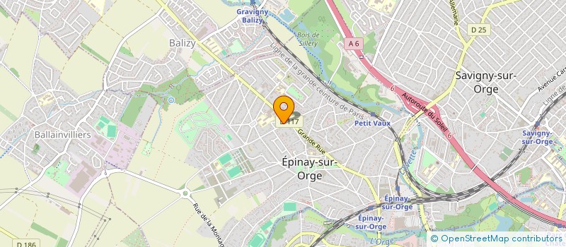 localisation de l'entreprise MADAME DOMINIQUE RABEARIVELO à EPINAY-SUR-ORGE