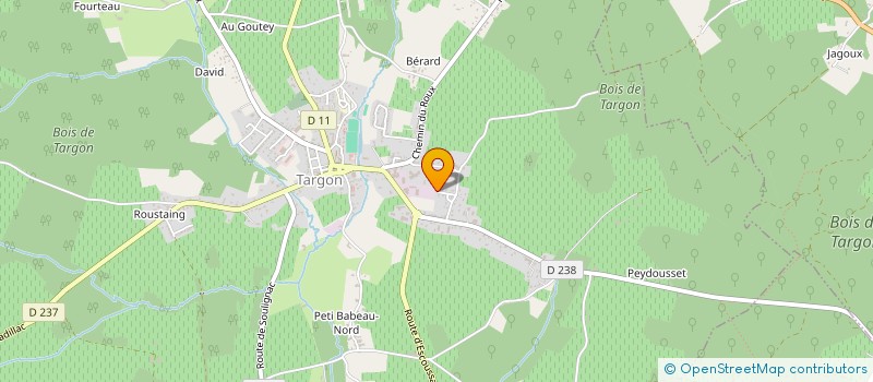 localisation de l'entreprise MADAME DOMINIQUE RAILLARD  BELLEBAT