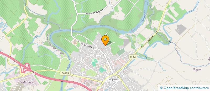 localisation de l'entreprise MADAME DOMINIQUE RALITE  ANIANE