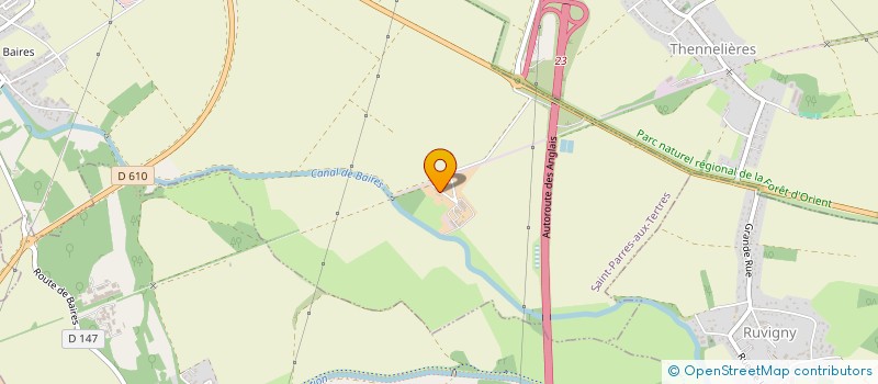 localisation de l'entreprise MADAME DOMINIQUE RAVIART  SAINT-PARRES-AUX-TERTRES