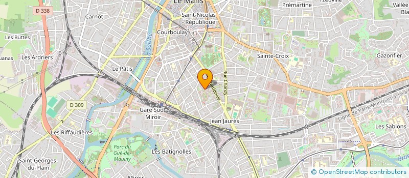 localisation de l'entreprise MADAME DOMINIQUE RENAULT à LE MANS